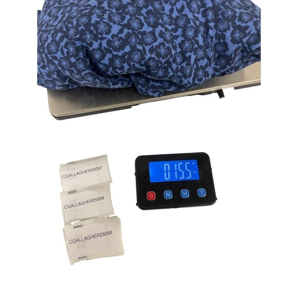 Boden Womens Jersey Midi Dress UK 12 US 8 Blue Floral Scoop Neck D0282 NWT - Picture 12 of 12